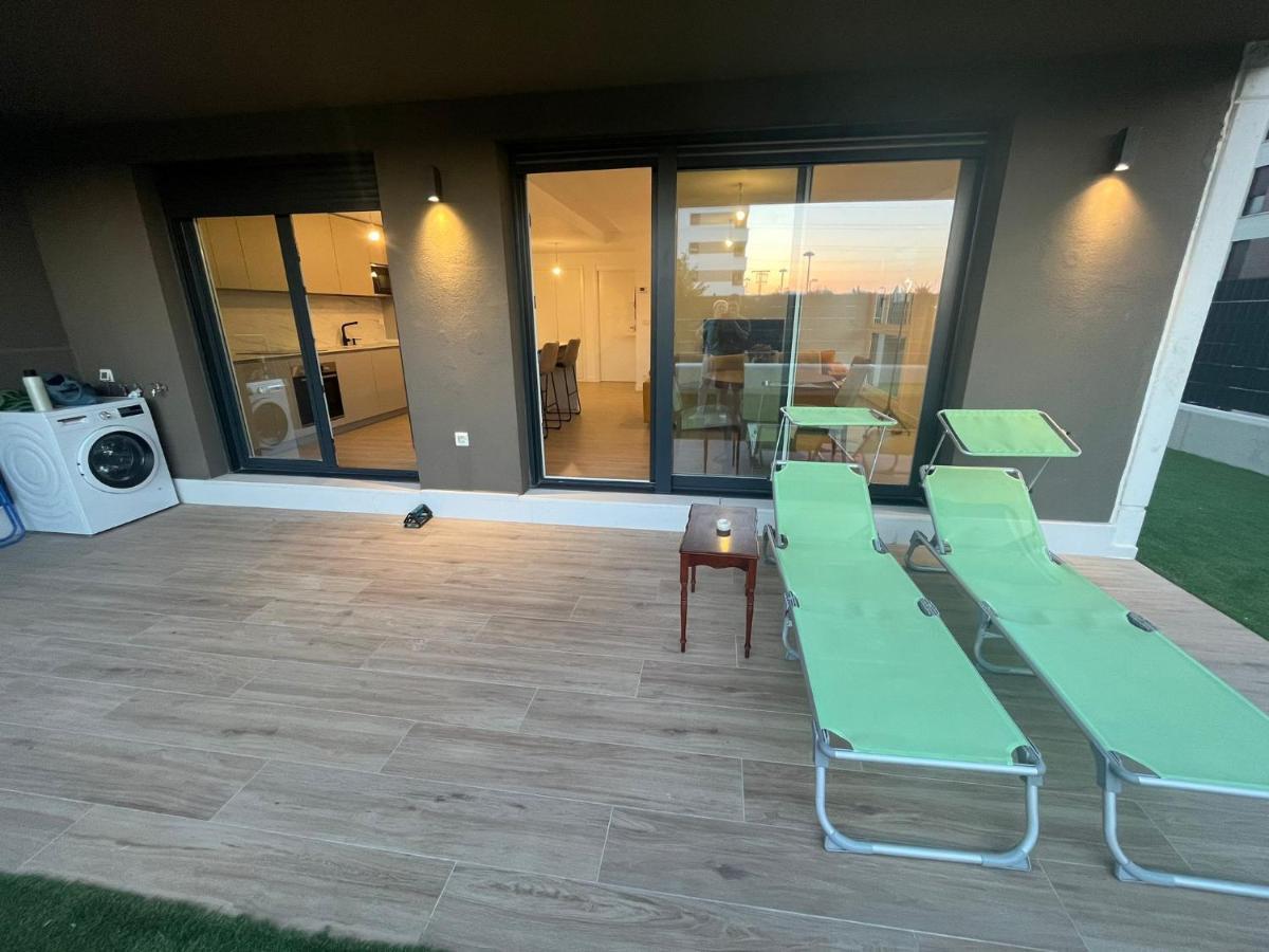 Ferienwohnung Moderno Bajo Con Jardin Zizur Mayor Exterior foto